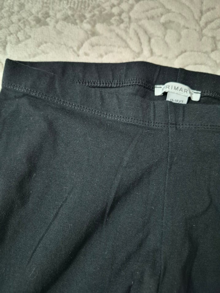 Kız Çocuk Siyah Payetli Nakışlı Tayt - Görsel 5