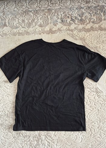 Siyah Baskılı Rock Punk Tişört - Görsel 3