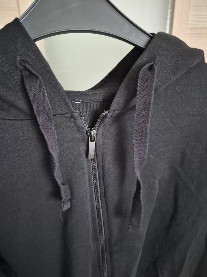 Siyah Kapüşonlu Midi Hamile Ceketi - Görsel 4