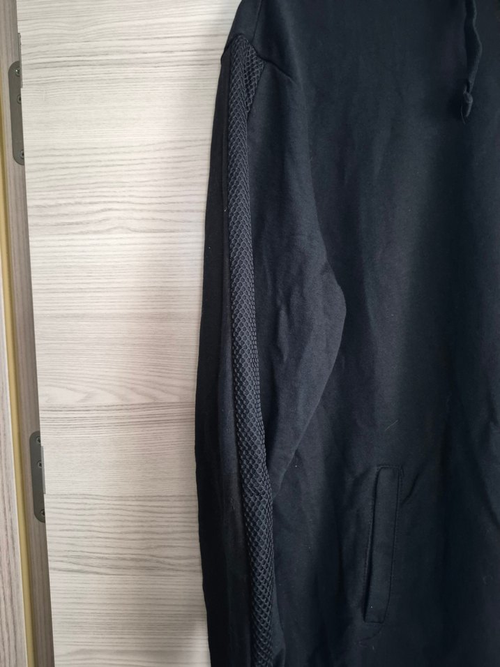 Siyah Kapüşonlu Midi Hamile Ceketi - Görsel 3