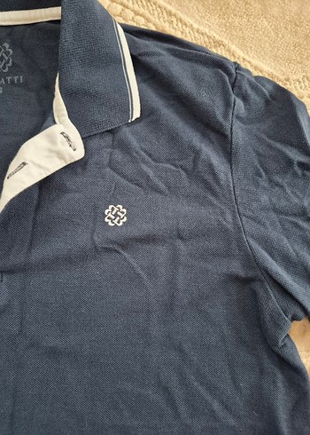 Düğmeli Lacivert Erkek Polo Tişört - Görsel 3