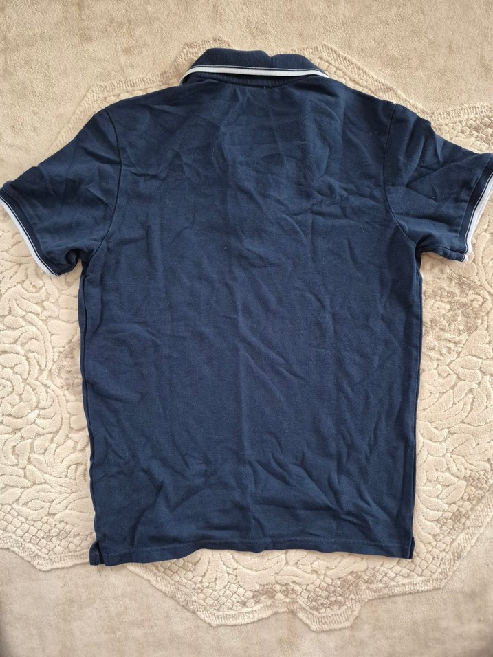 Düğmeli Lacivert Erkek Polo Tişört - Görsel 5