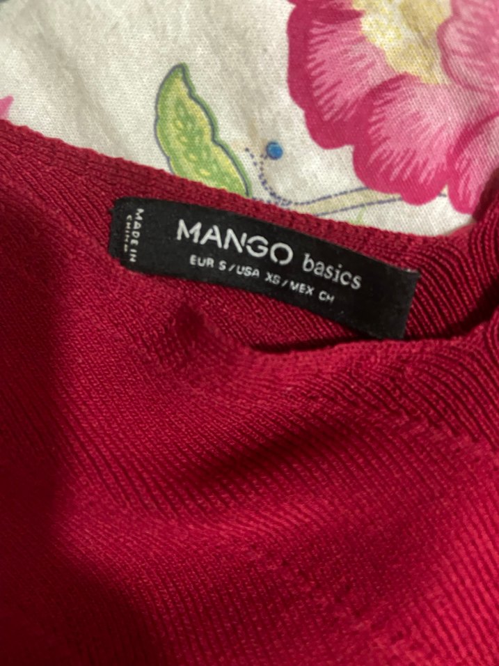 Bordo V Yakalı Uzun Kollu mini Kadın Elbise - Görsel 4