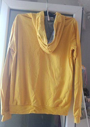 Trendyol & Milla Sarı Kapüşonlu Uzun Kollu Sweatshirt