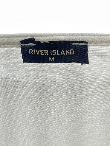 m Beden beyaz Renk River Island Bluz %70 İndirimli.