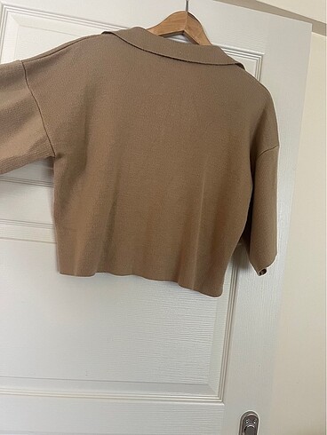 xl Beden camel Renk Kışlık Crop