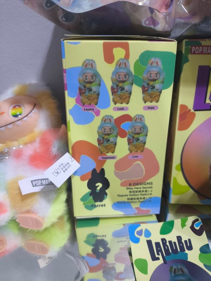 labubu kolyeli kartlı kapalı poşet kapalı kutu - Görsel 4