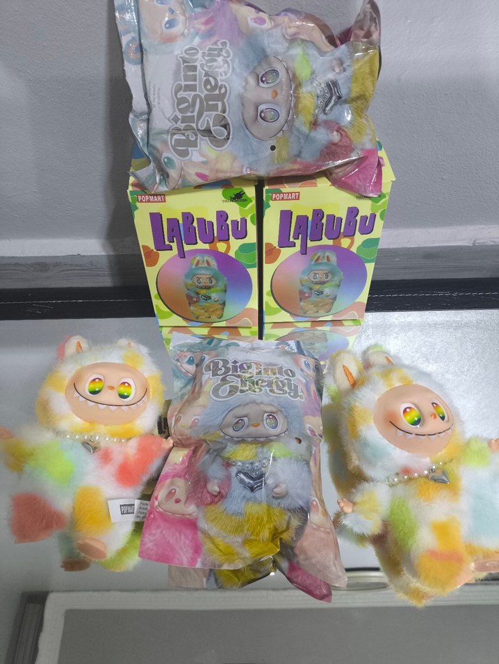 labubu kolyeli kartlı kapalı poşet kapalı kutu - Görsel 3