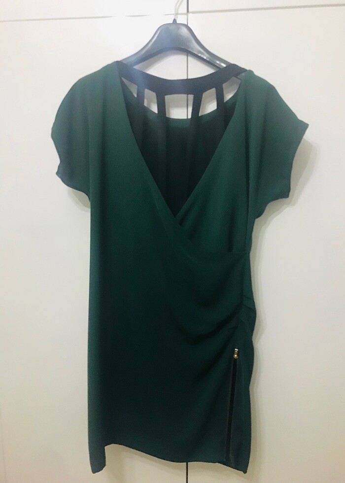 Yeşil abiye elbise - Görsel 2