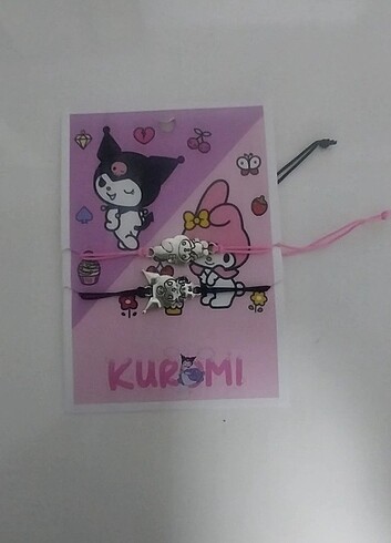 Kuromi 2li Arkadas bileklik