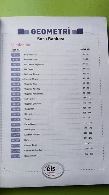  Geometri soru bankası