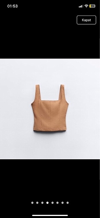 Zara korse top