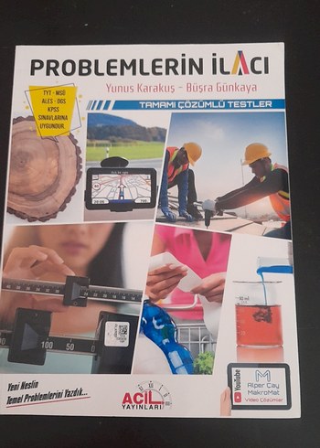 Problemlerin İlacı Tamamı Çözümlü Testler Kitabı