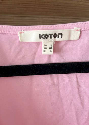 Pembe Drapeli V Yakalı Kolsuz Bluz - Görsel 2