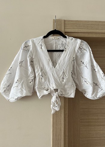 Nakışlı Beyaz Uzun takım - Görsel 3