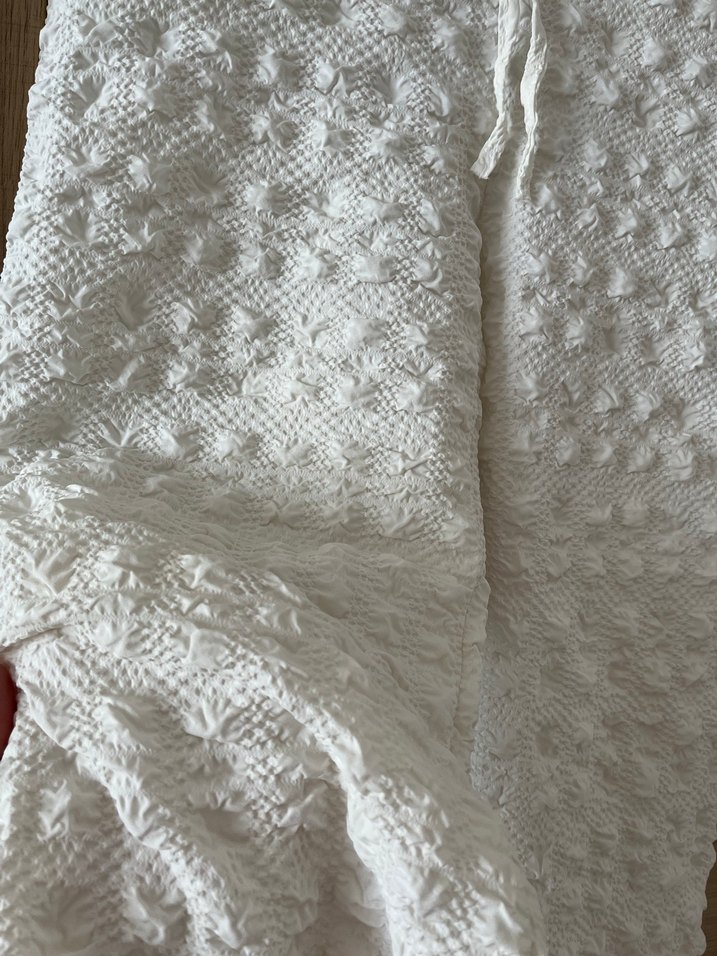 Bohem Örgü Kadın Beyaz pantolon - Görsel 2