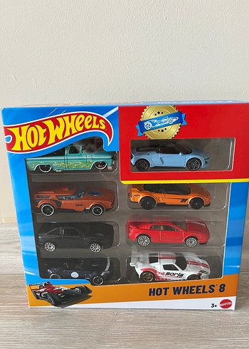 Hot Wheels Renkli Oyuncak Arabalar Seti - Görsel 2