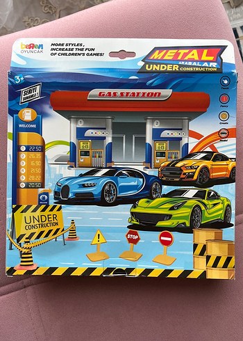 Metal Renkli Oyuncak Araba Seti - Görsel 2