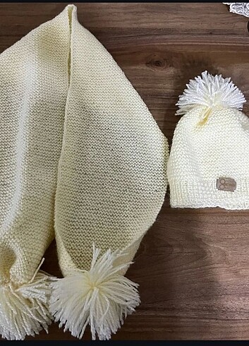 Bebek atkı/bere takımı 