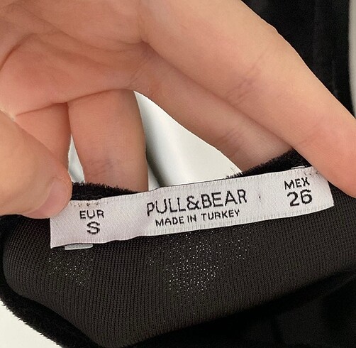 s Beden pull and bear elbise