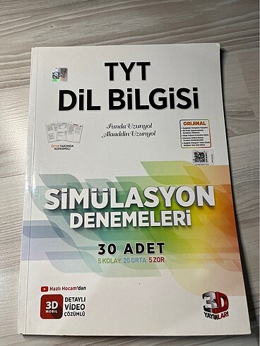 3D tyt dil bilgisi simulasyon denemesi 30lu