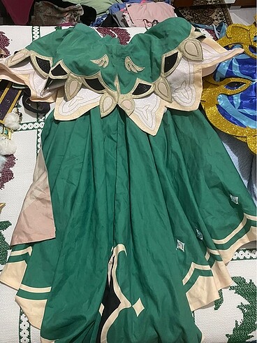 m Beden yeşil Renk Doki Doki SR Venti Cosplay