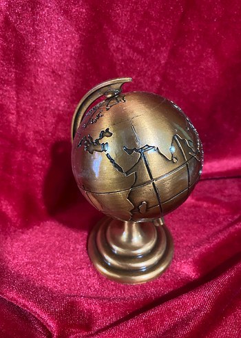 Metal küre biblo - Görsel 5