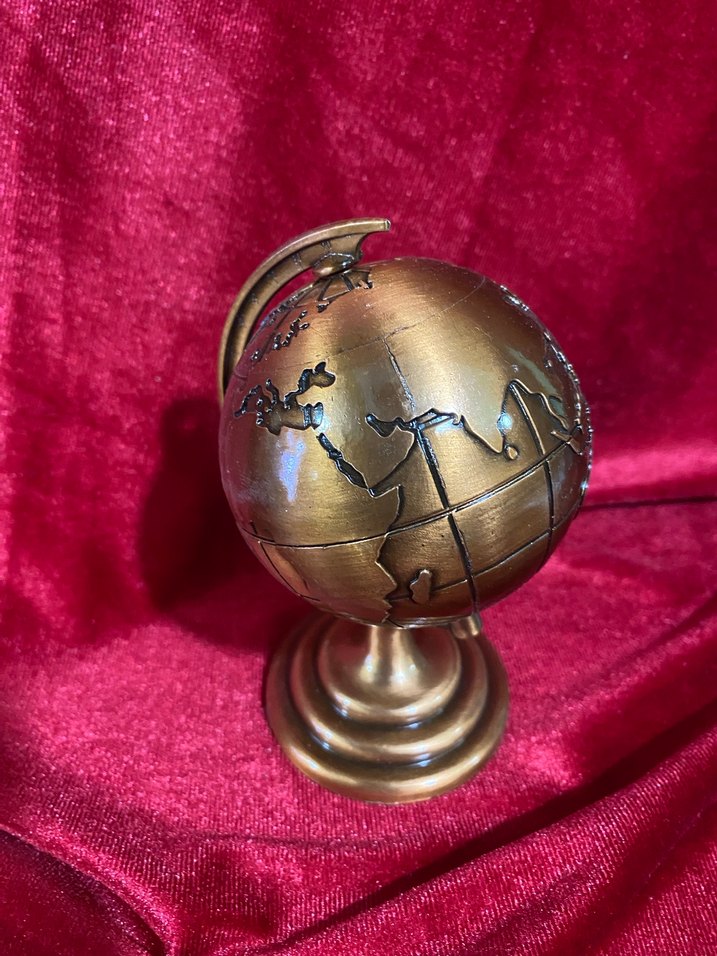 Metal küre biblo - Görsel 5