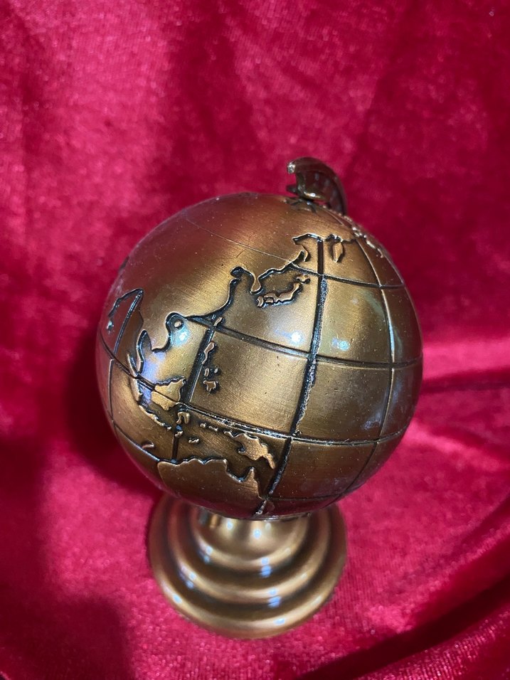 Metal küre biblo - Görsel 4