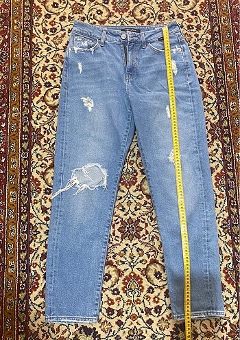 Yüksek bel Mom Jean
