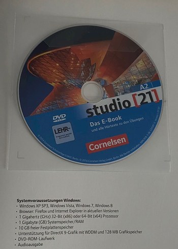  Studio [21] A2.1 Almanca Kitabı CDli