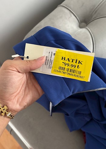 38 Beden mavi Renk Parlak Mavi Kadın Kumaş Pantolon