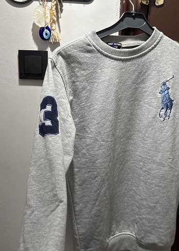 Gri Polo Ralph Lauren Erkek Sweatshirt - Görsel 3