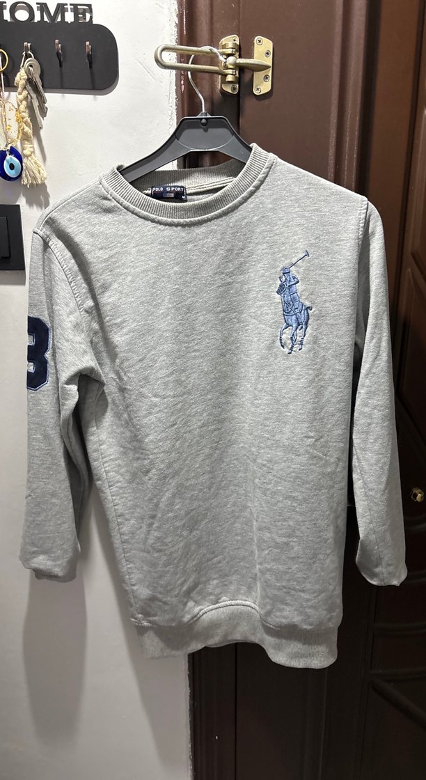 Gri Polo Ralph Lauren Erkek Sweatshirt - Görsel 2