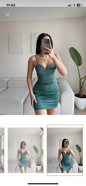 Zara SATEN ELBİSE