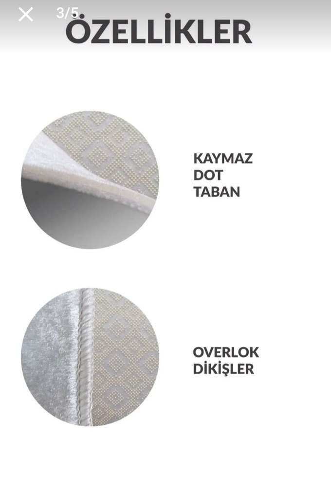 Çağdaş Nakışlı Kahverengi Gri Halı ölçü 160x230 - Görsel 4