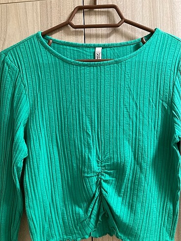 s Beden yeşil Renk Trendyolmilla bluz
