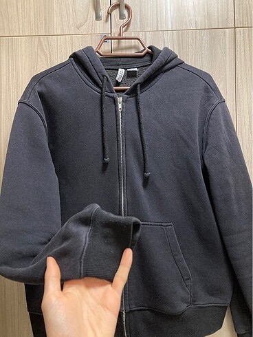 s Beden siyah Renk Hm kapüşonlu sweatshirt