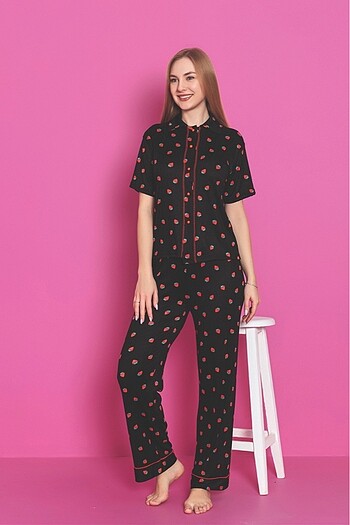 m Beden Pijama takımı