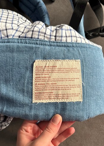 Mavi ve Gri Bebek Taşıyıcı - Görsel 3