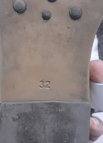 32 Beden Deri sandalet