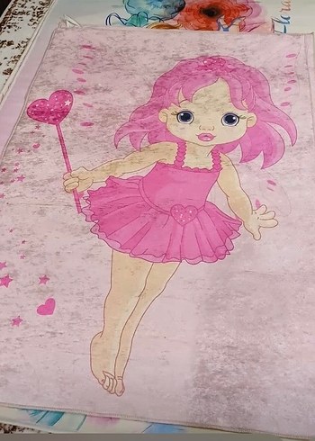 Çocuk Battaniyesi, Baskılı, Pembe - Görsel 2