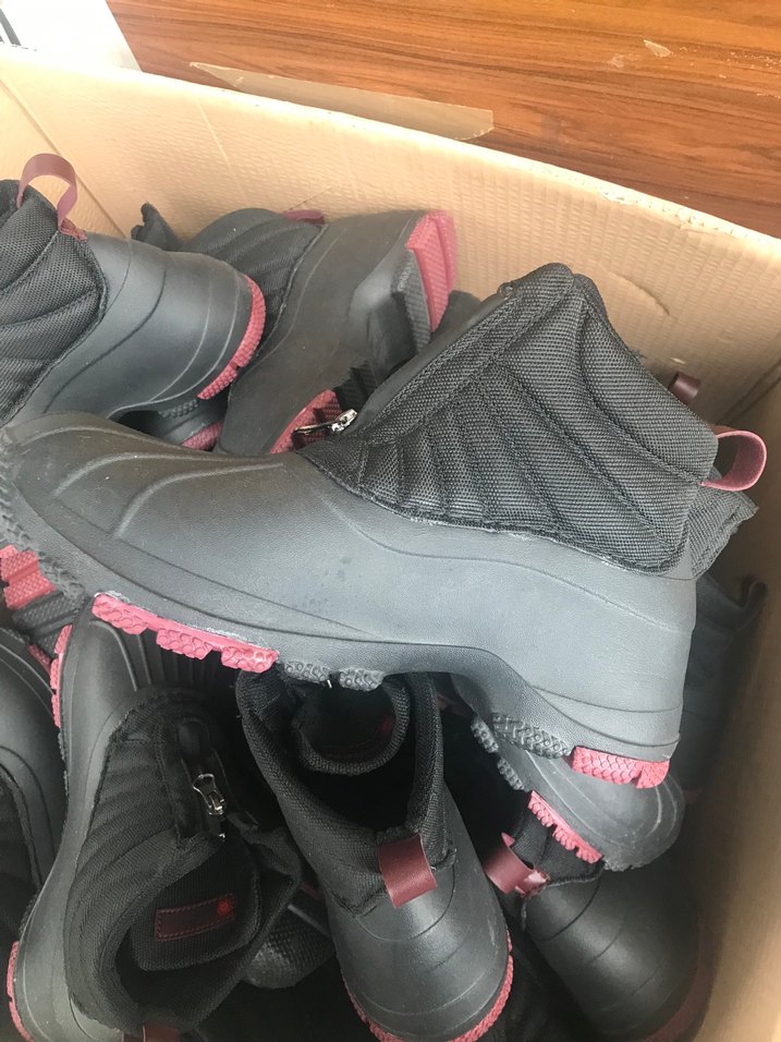 Fermuarlı Pembe-Koyu  Outdoor Botları - Görsel 3