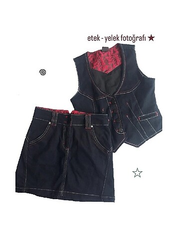 etek yelek takım 