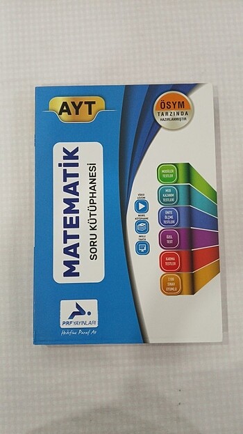 Paraf yayınları ayt matematik soru bankası