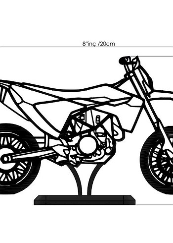 #Husqvarna#Supermotor#Motorsiklet#hediye#fikri#sanat#heykeli# - Görsel 4