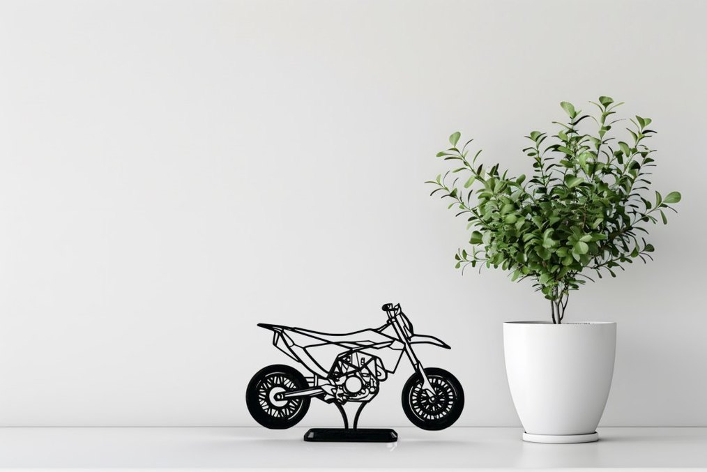 #Husqvarna#Supermotor#Motorsiklet#hediye#fikri#sanat#heykeli# - Görsel 2