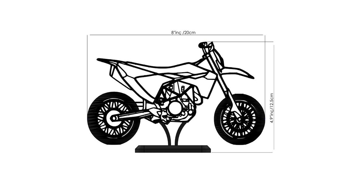 #Husqvarna#Supermotor#Motorsiklet#hediye#fikri#sanat#heykeli# - Görsel 4