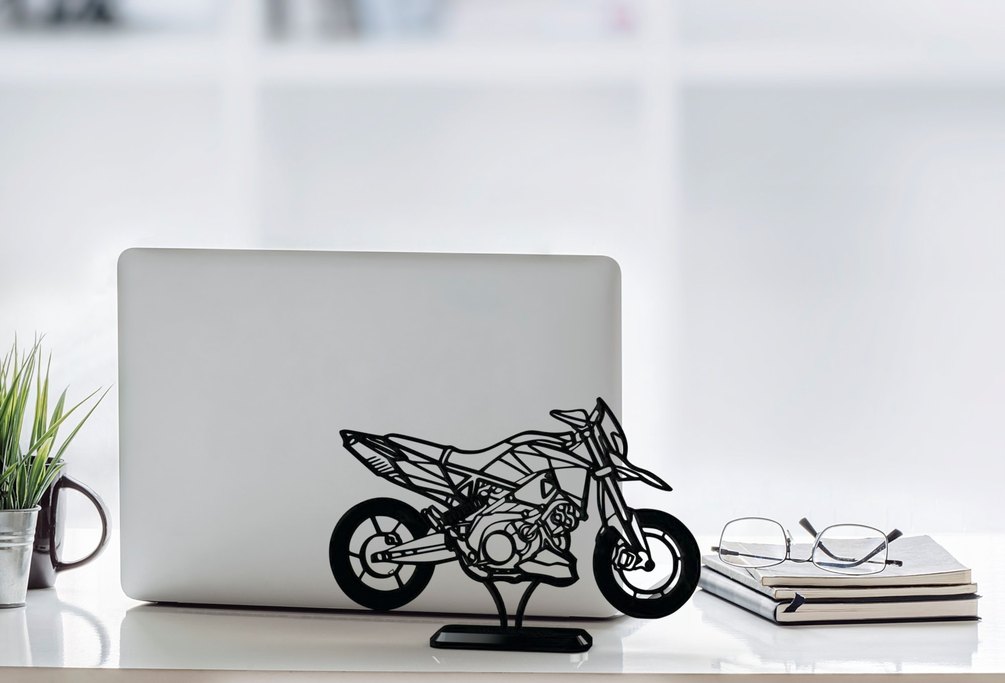 #Aprilia#Dorsoduro#900#Motorsiklet#hediye#fikri#sanat#heykeli# - Görsel 3