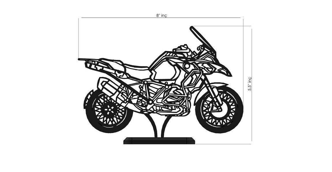#BMW#R1250GS#Motorsiklet#hediye#fikri#sanat#heykeli# - Görsel 4